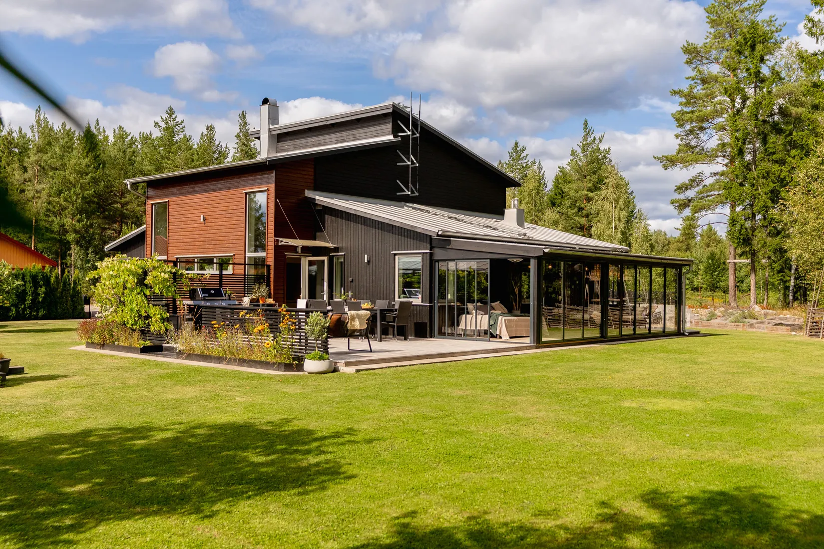 Villa, Övre Hattmursvägen 22, Hille, Gävle