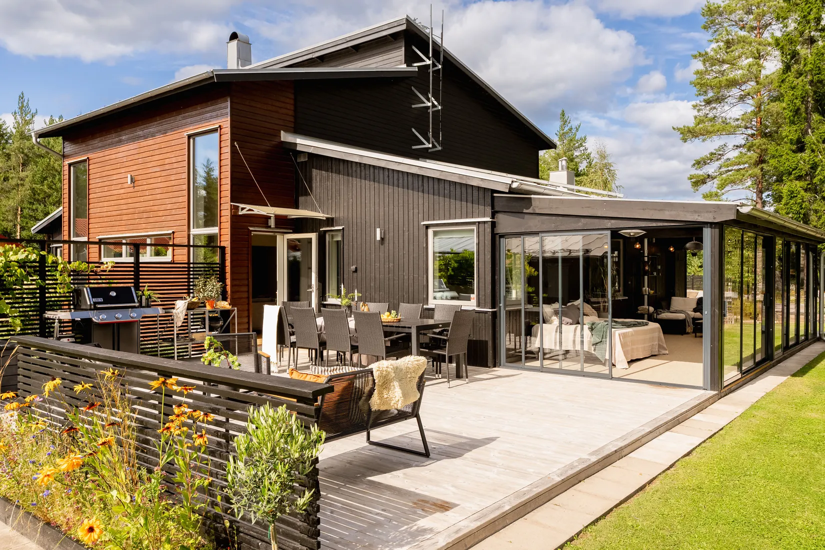Villa, Övre Hattmursvägen 22, Hille, Gävle