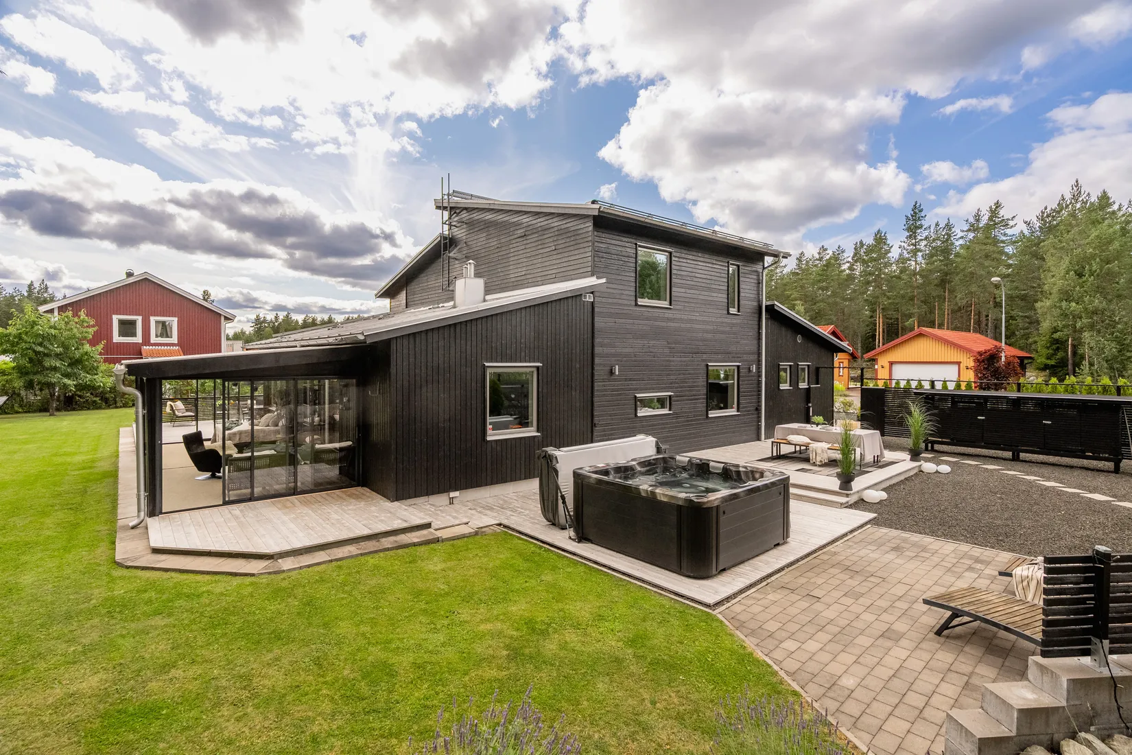 Villa, Övre Hattmursvägen 22, Hille, Gävle
