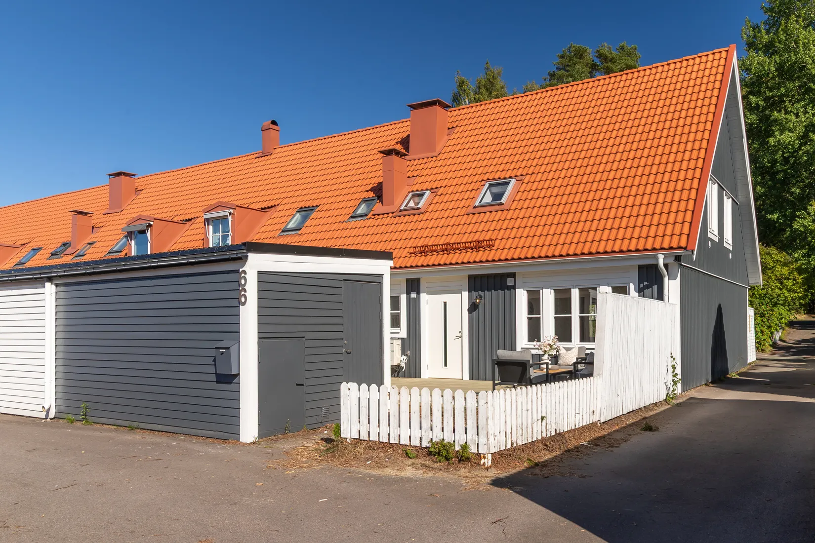 Radhus, Gösvägen 66, Hammar, Hammarö