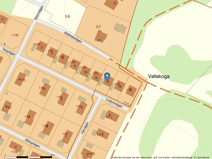 Radhus, Lodjursvägen 14, Tierp
