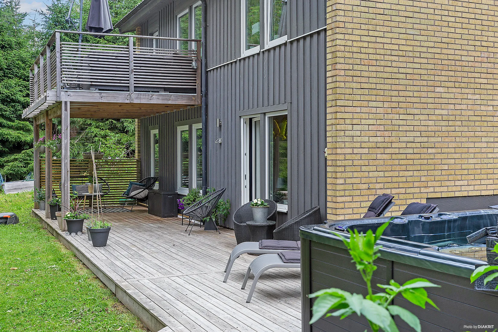 Villa, Bruntes backe 1, Mjölnartorpet, Karlstad