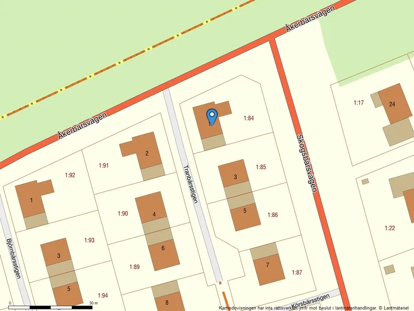 Villa, Tranbärsstigen 1, Ardala, Skara