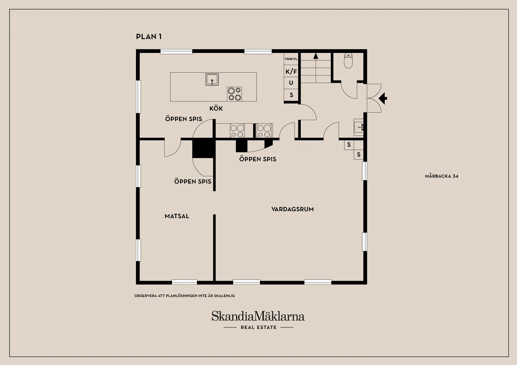 Villa, Gården där Ner, Mårbacka 34, Sunne