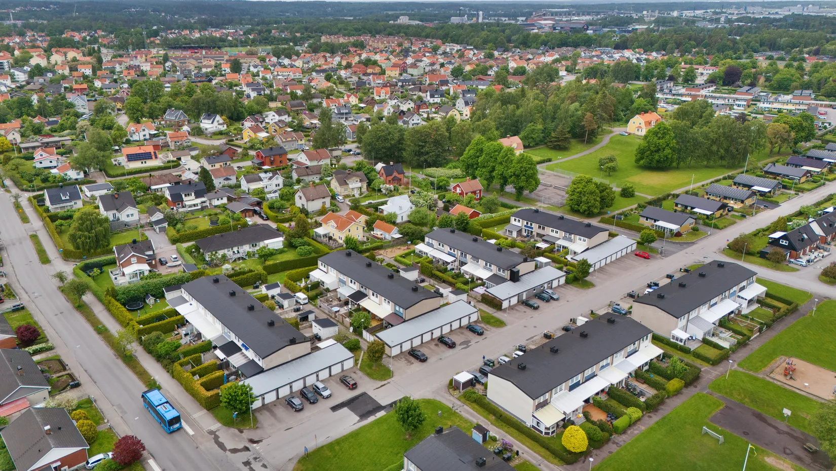 Radhus, Storegårdsvägen 25, Stavre, Trollhättan