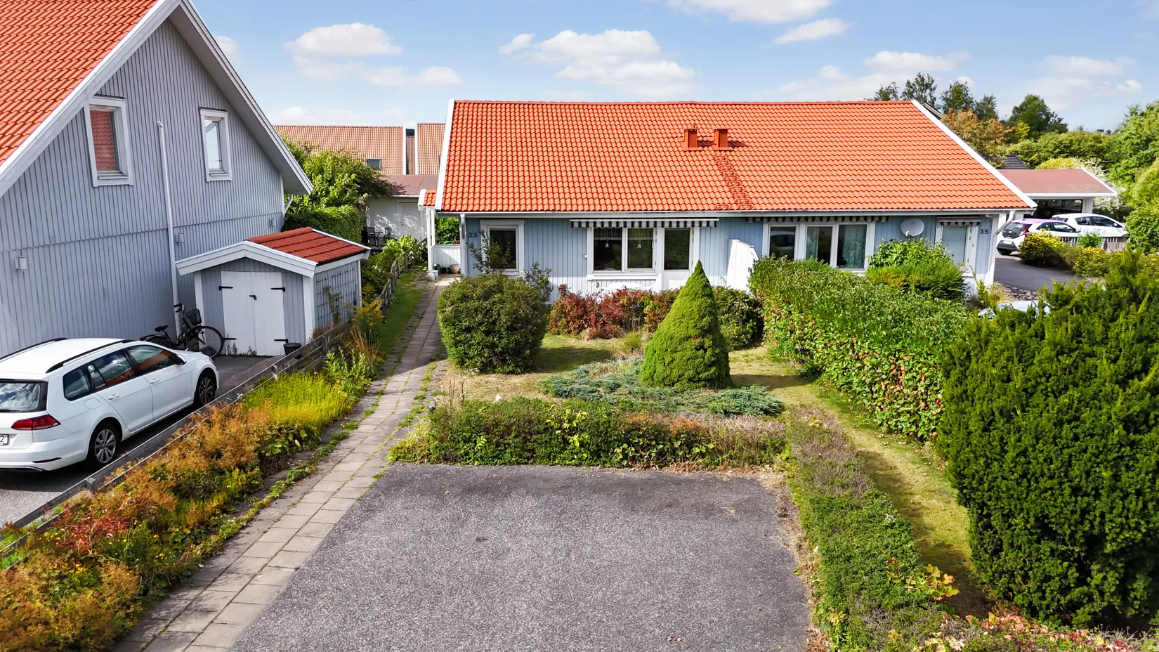Radhus, Skördevägen 33, Tölö, Kungsbacka