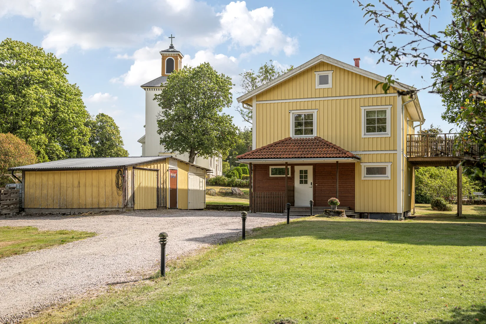 Villa, Byn Klockarängen, Skephult, Mark