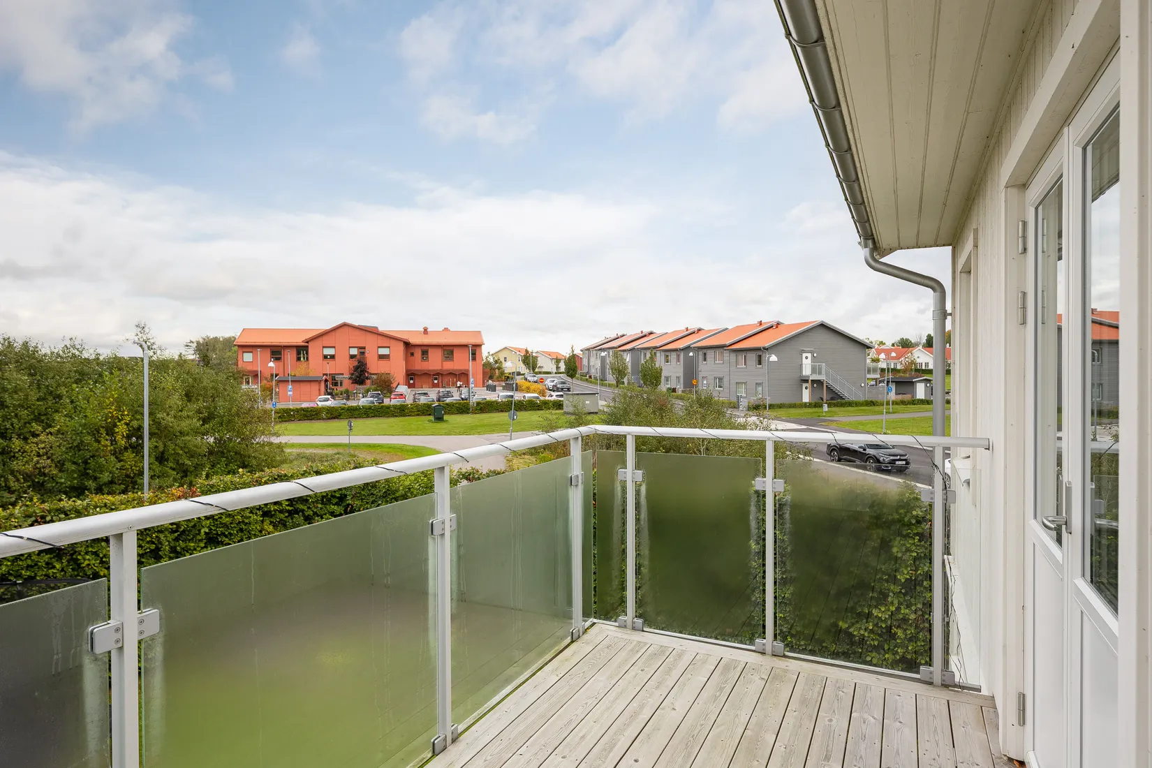 Radhus, Vilkmansgatan 23, Trädgårdsstaden, Skövde