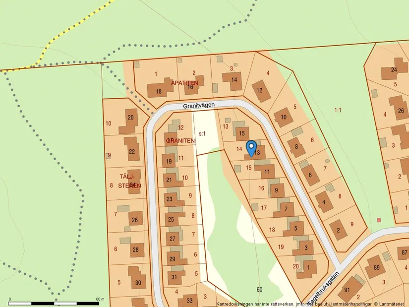 Radhus, Granitvägen 13, Sidsjö, Sundsvall