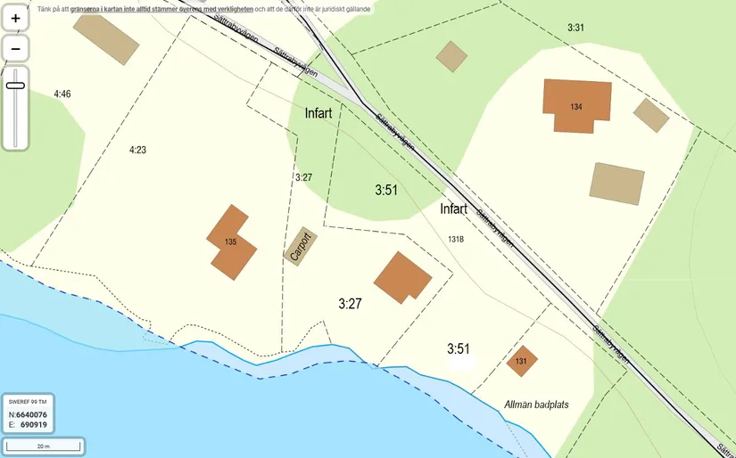 Fritidshus, Sättrabyvägen 133 och 131B, Sättraby, Norrtälje