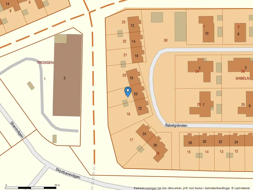 Radhus, Sabelgränden 20, Annehem, Lund