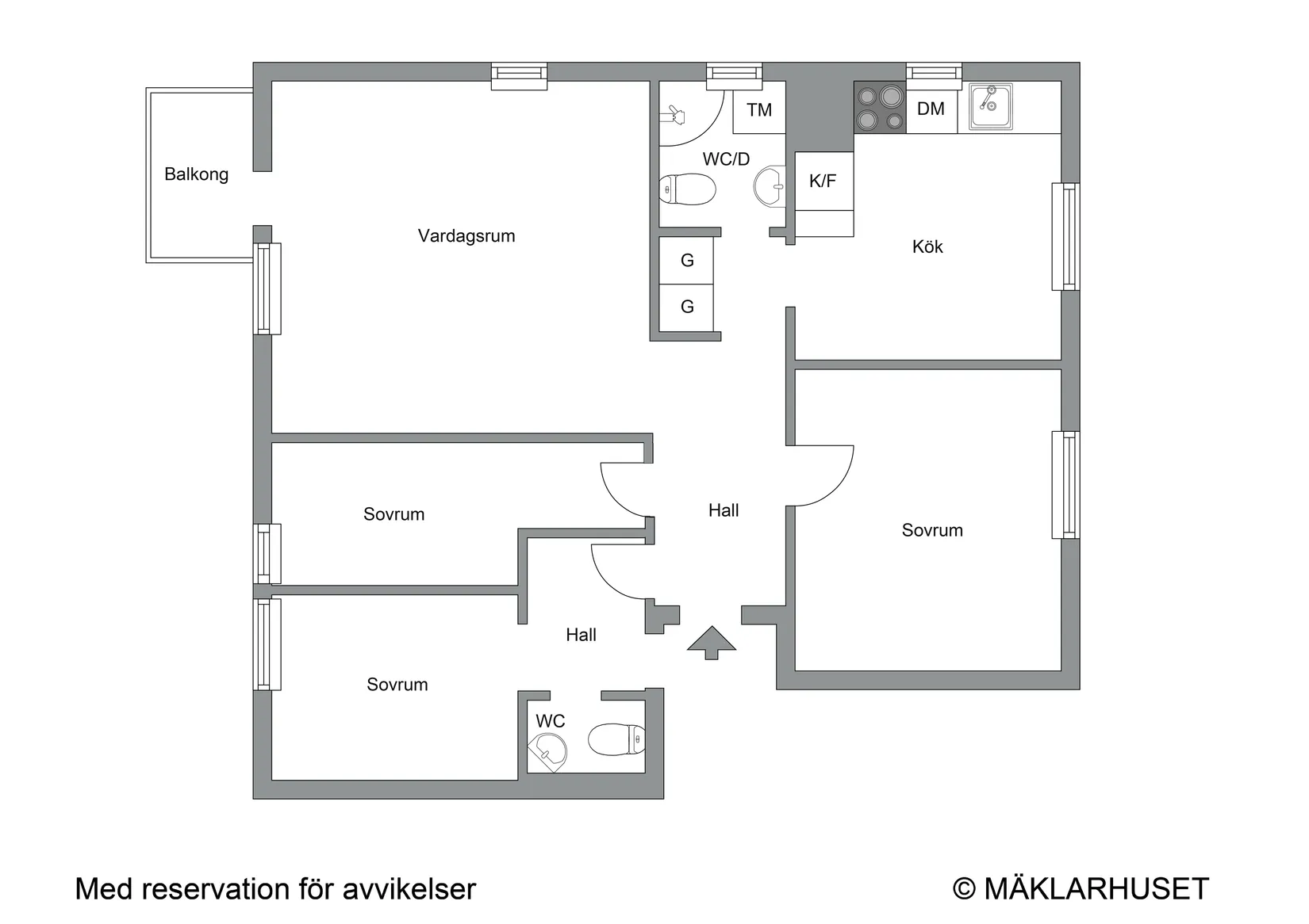 Bostadsrätt, Askängsbacken 1, Mariehäll, Stockholm