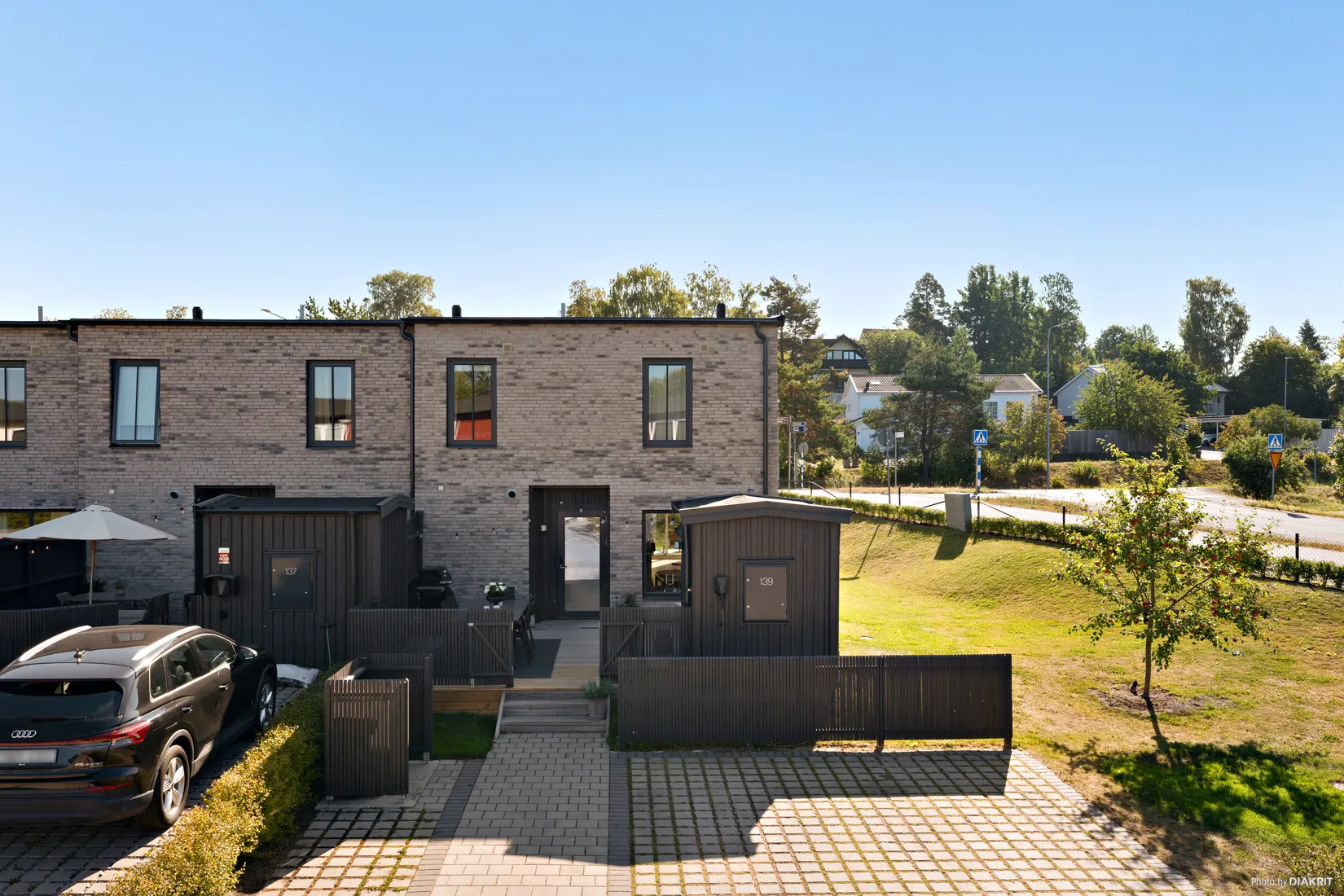 Radhus, Blockhusvägen 139, Skarpäng, Täby
