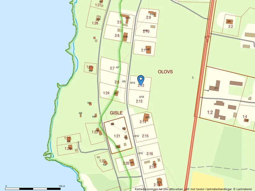 Tomt, Öja Olovs 421A, Burgsvik samhälle, Gotland
