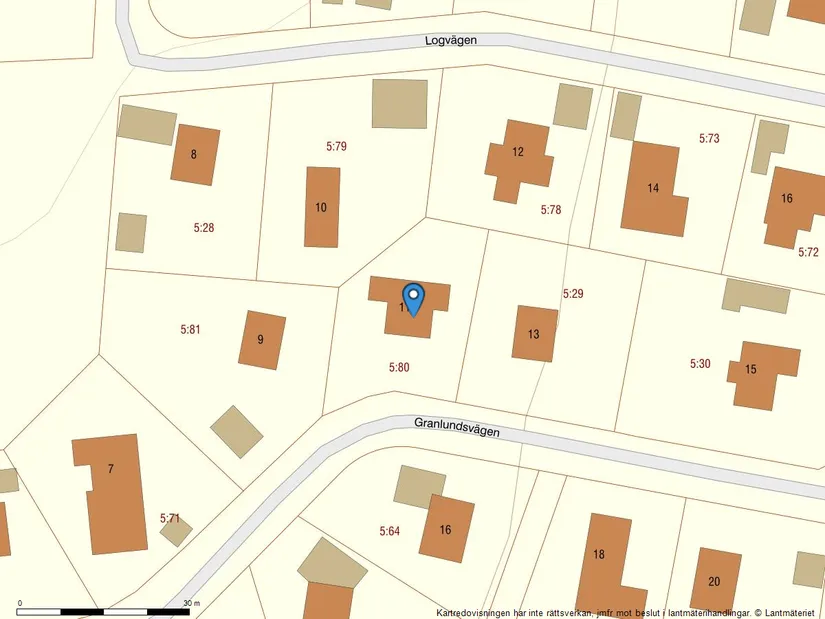 Villa, Granlundsvägen 11, Ås, Nora