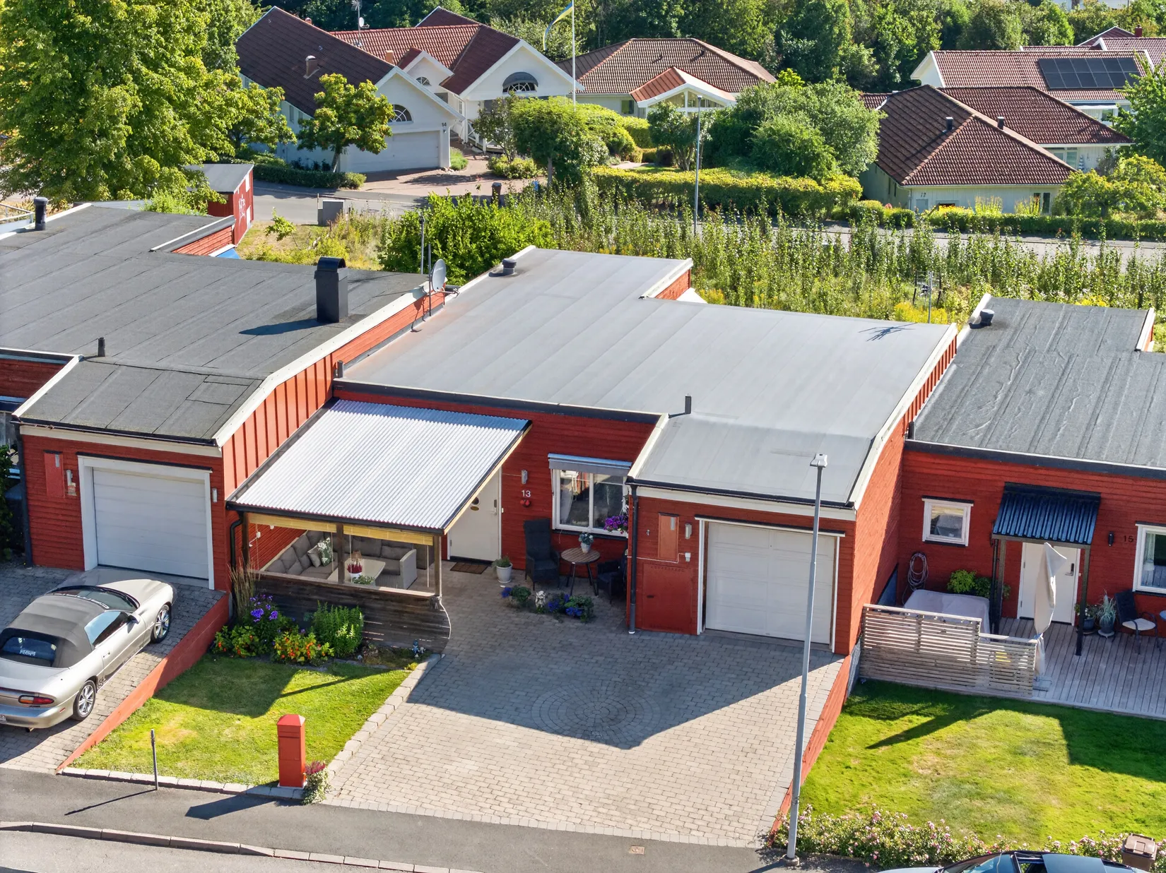 Radhus, Bladvägen 13, Dälderna, Skövde