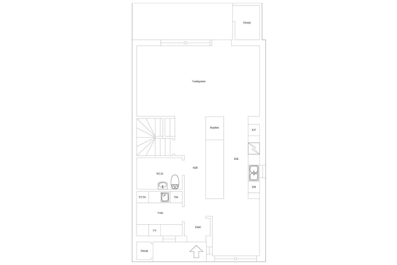 Radhus, Norra Allégatan 37F, Karlsdal, Västerås