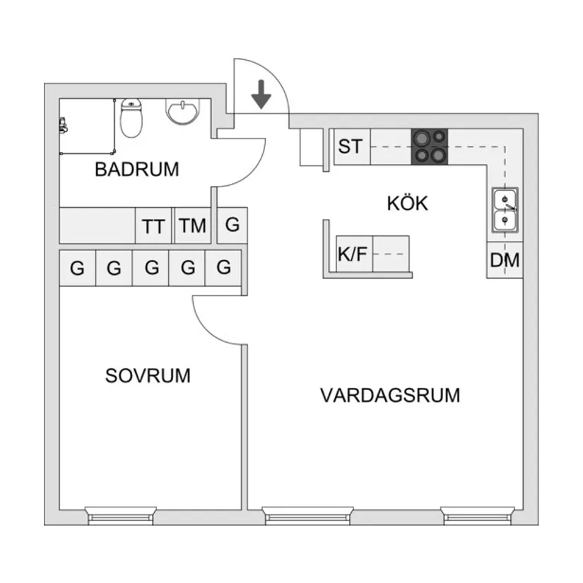 Bostadsrätt, Margretedalsvägen 11B, Gnesta