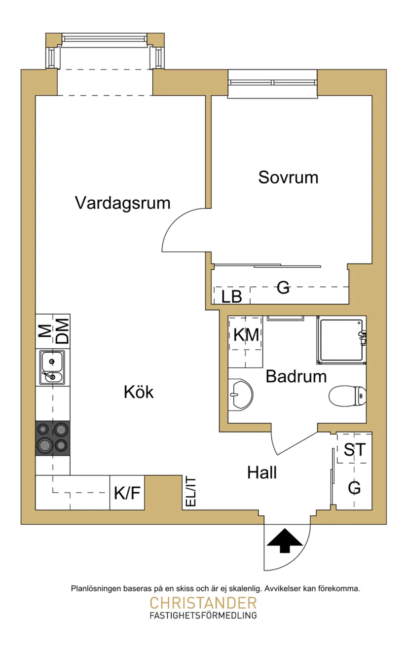 Bostadsrätt, Ebbe Lieberathsgatan 14B, Göteborg