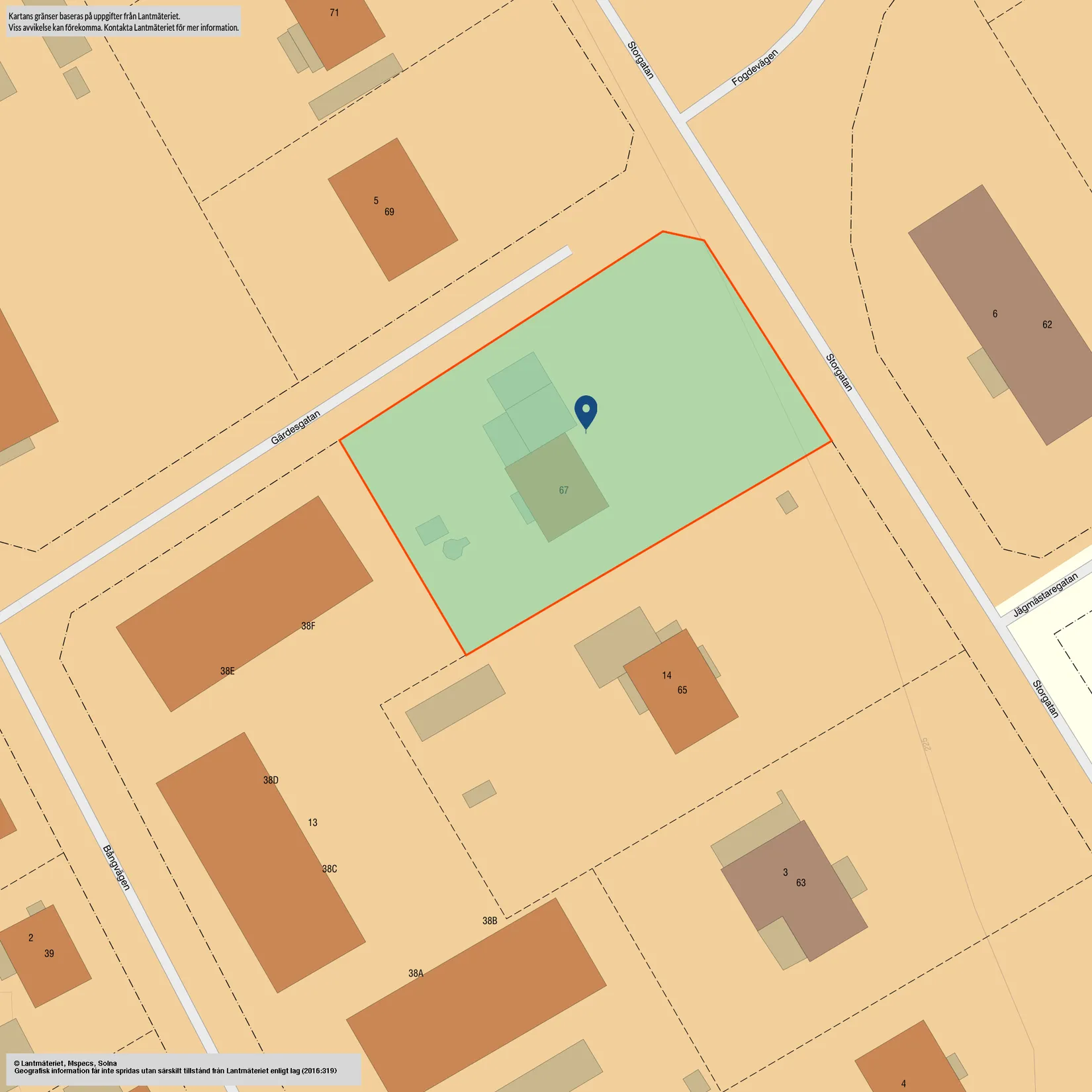 Villa, Storgatan 67, Lycksele