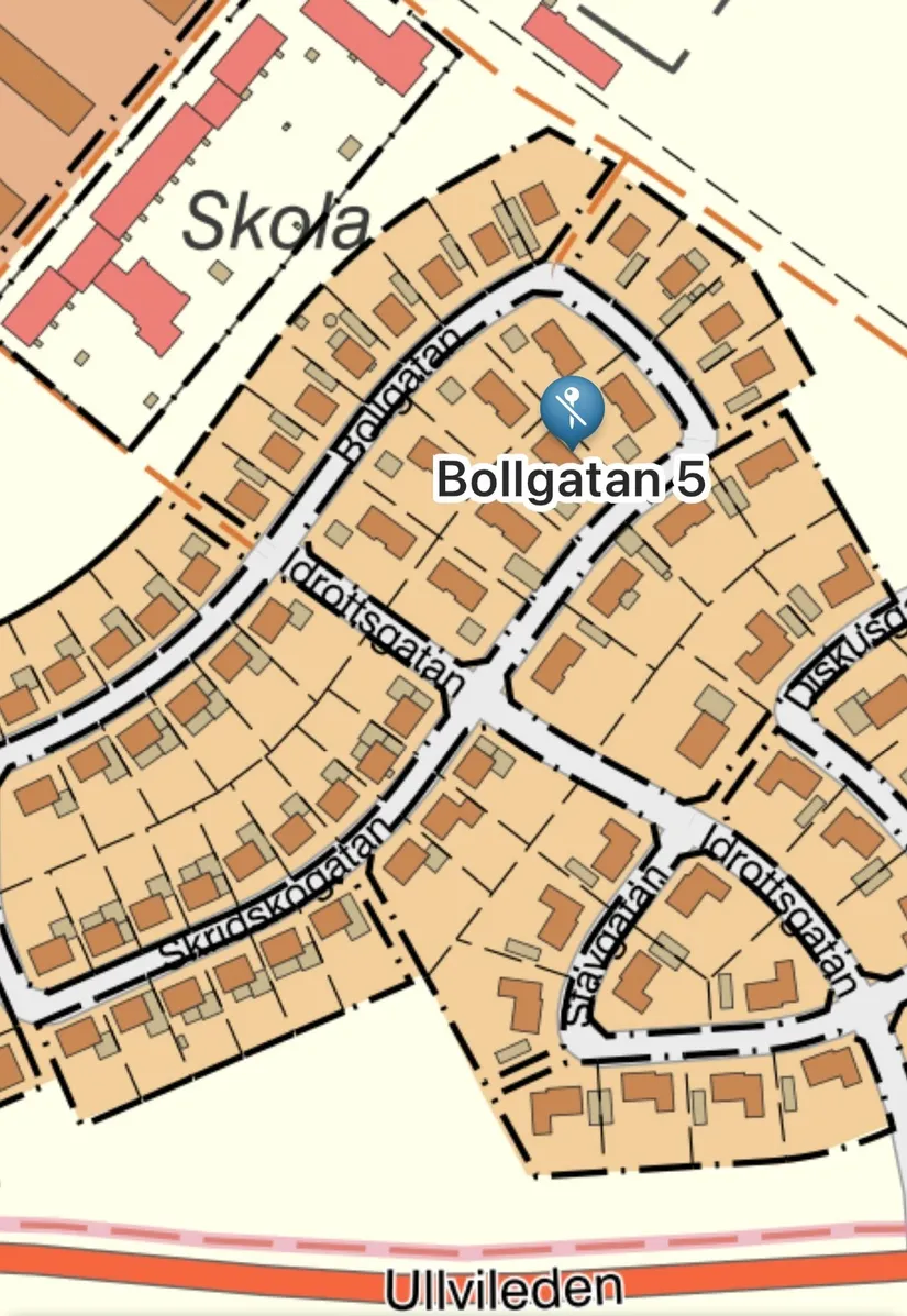 Villa, Bollgatan 5, Ullvibackar, Köping