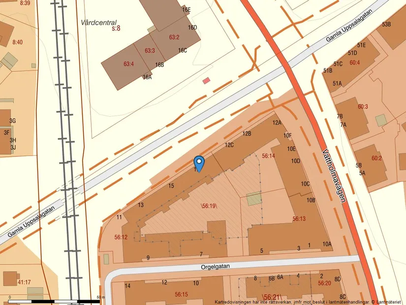 Bostadsrätt, Orgelgatan 17, Kapellgärdet, Uppsala