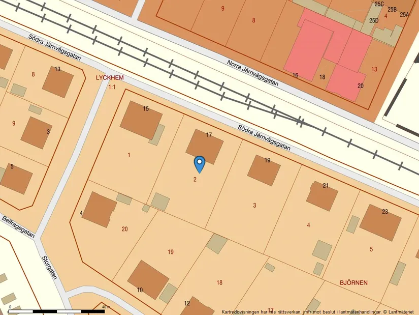 Villa, Södra Järnvägsgatan 17, Centralt, Vänersborg