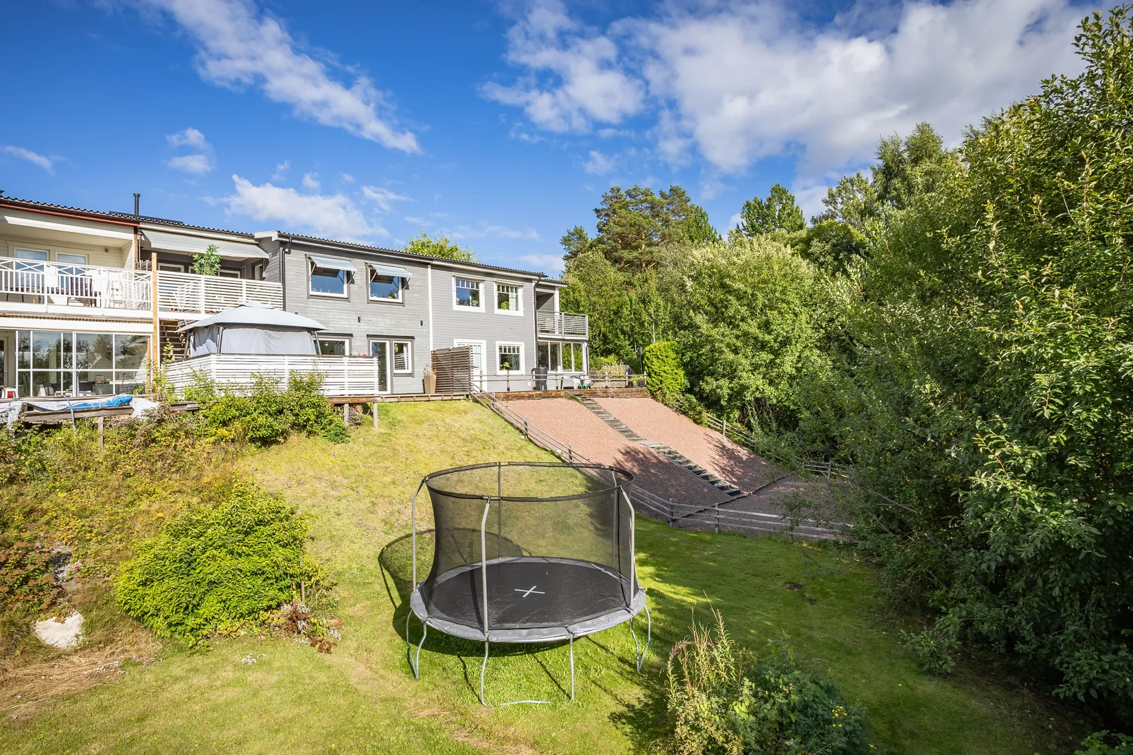 Radhus, Bakstuguvägen 3, Klockarberget, Sundsvall