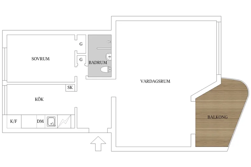 Bostadsrätt, Trollebergsvägen 30B, Väster, Lund
