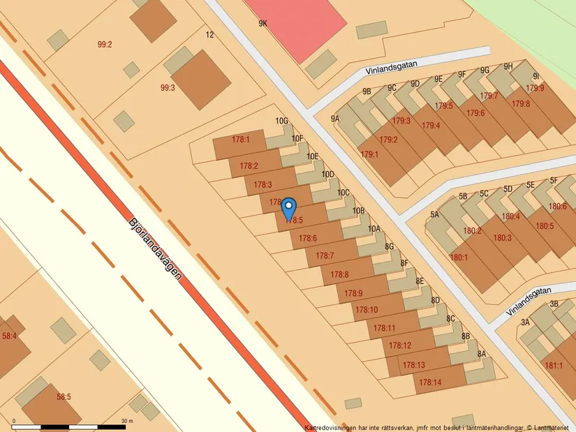 Radhus, Vinlandsgatan 10C, Tolered, Göteborg