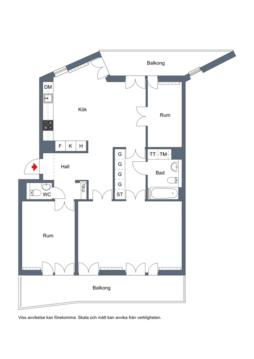 Bostadsrätt, Rorgängargatan 11, Hammarby sjöstad, Stockholm