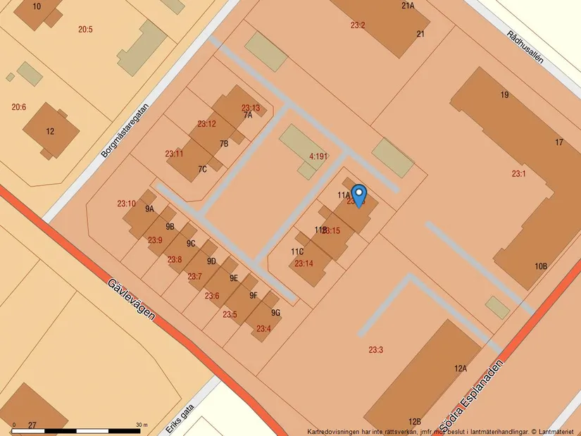 Radhus, Borgmästaregatan 11A, Tierp