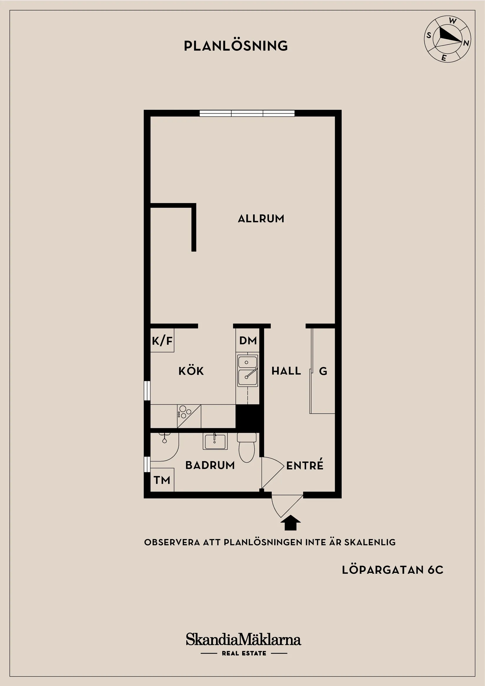 Bostadsrätt, Löpargatan 6C, Västra Fäladen, Landskrona