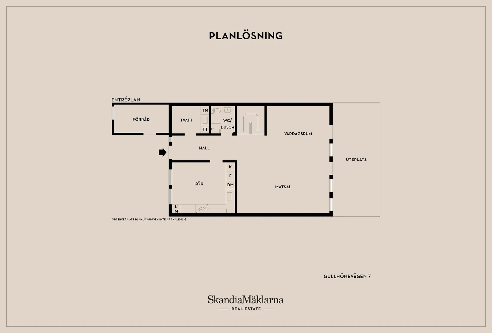 Radhus, Gullhönevägen 7, Södra Ryd, Skövde