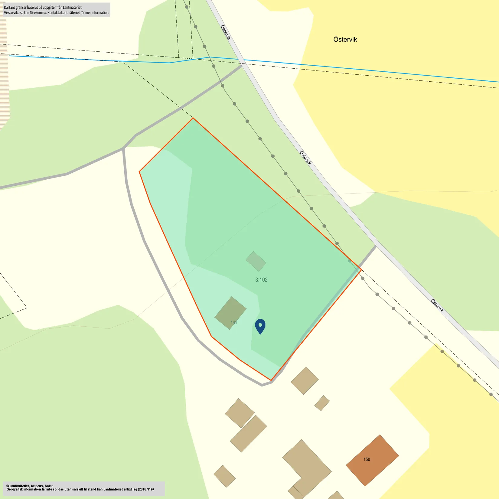 Fritidshus, Östervik 141, Östervik, Ockelbo