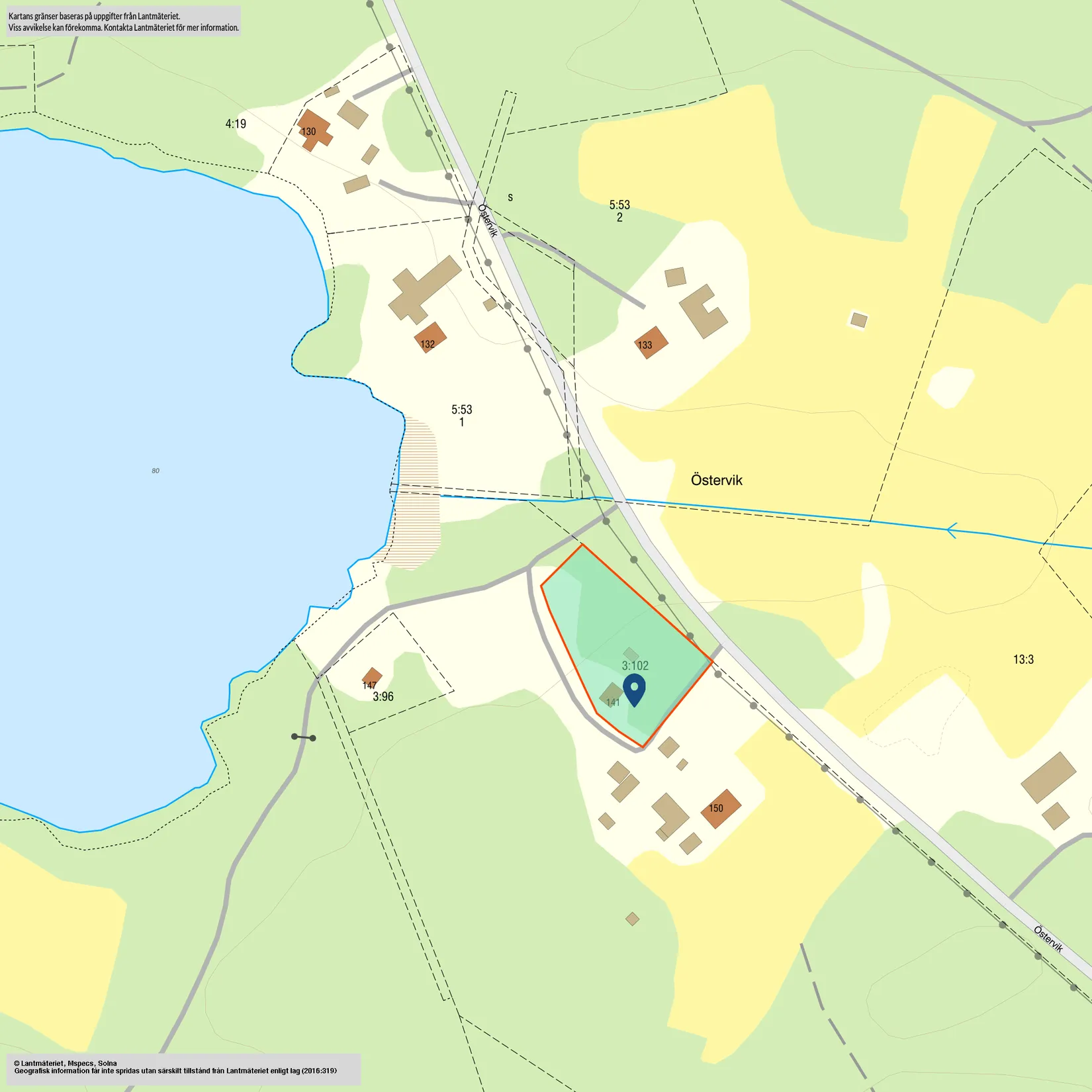 Fritidshus, Östervik 141, Östervik, Ockelbo