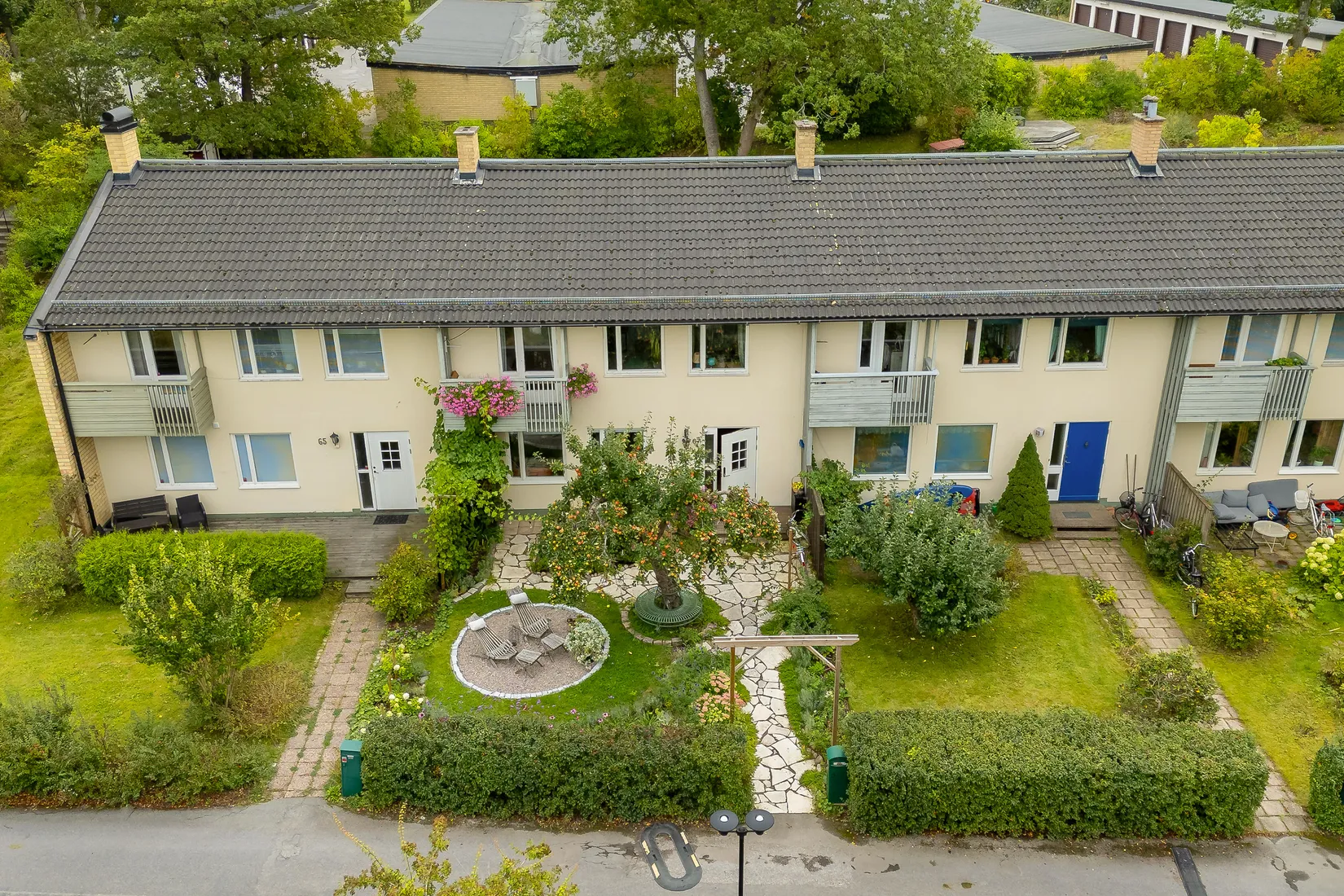 Radhus, Ekshäradsgatan 67, Farsta strand, Stockholm