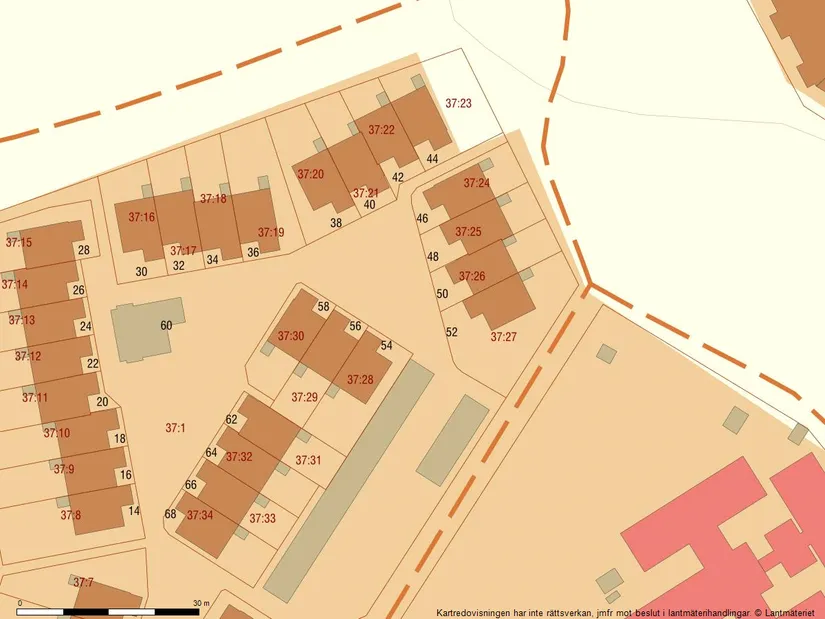 Radhus, Oslogatan 48, Ekeby, Uppsala