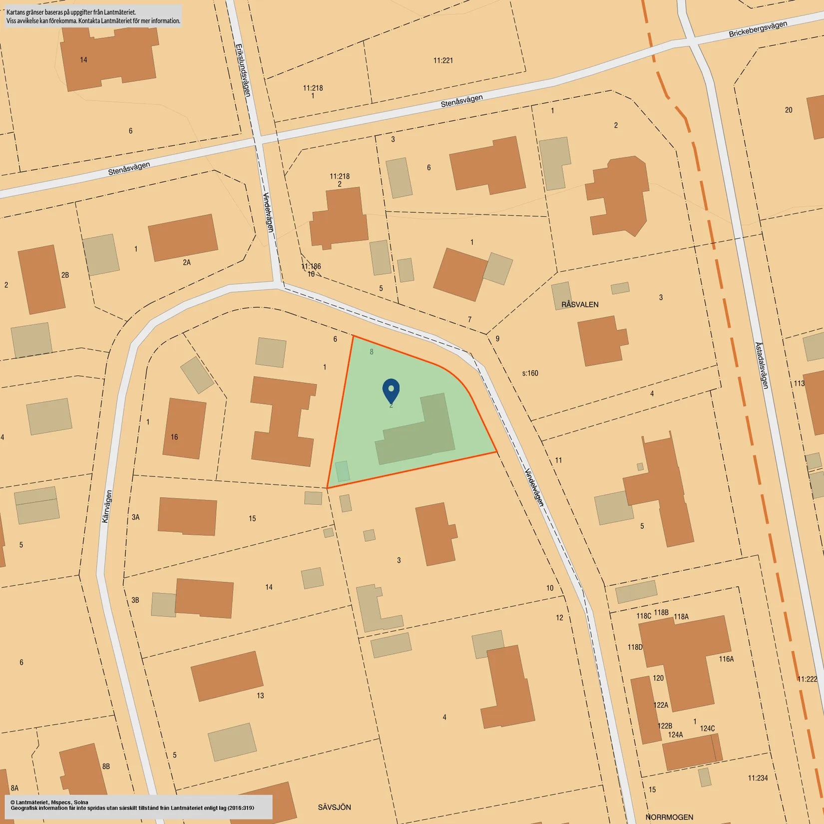Villa, Vindelvägen 8, Brickeberg, Örebro