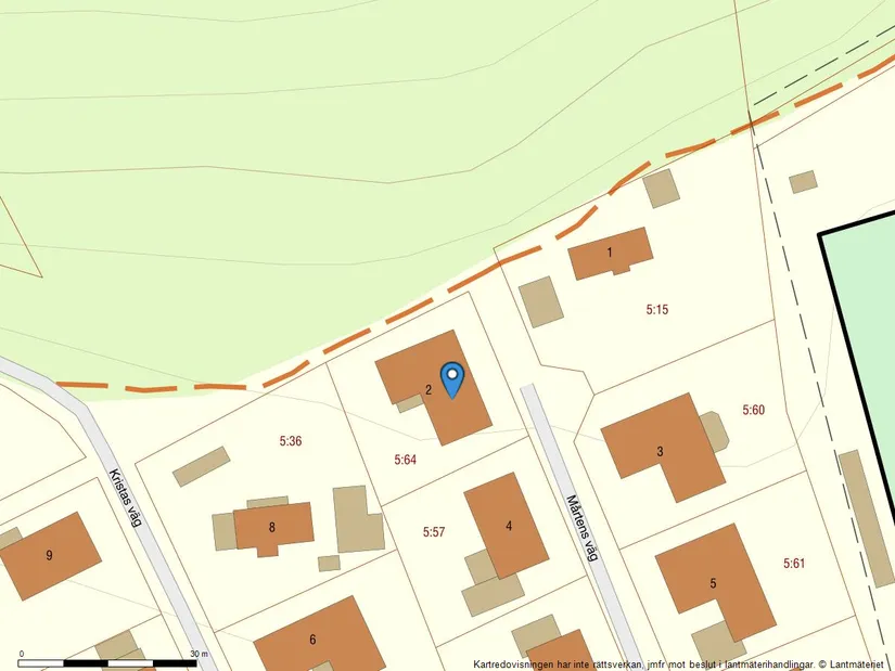 Villa, Mårtens väg 2, Rolfstorp, Varberg