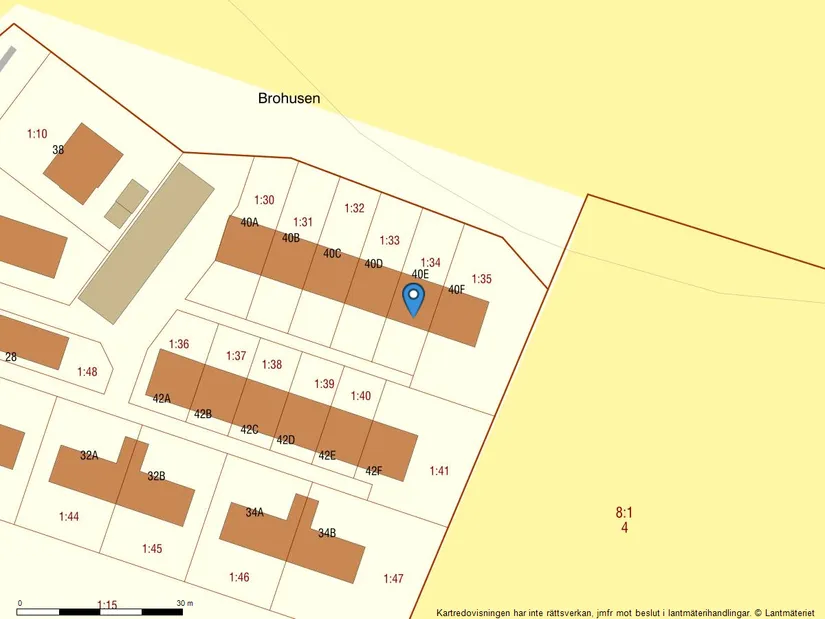 Radhus, Glumslövsvägen 40E, Landskrona