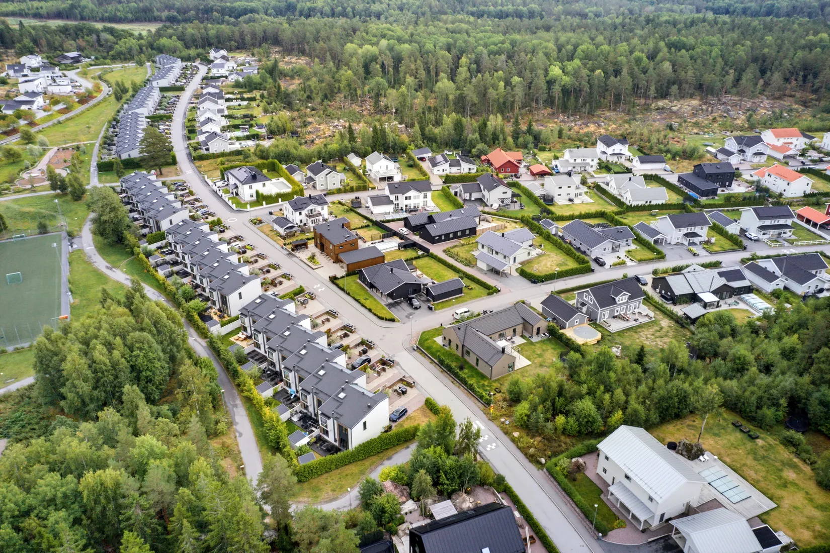 Radhus, Skogstorpsvägen 20, Lindbacken, Uppsala