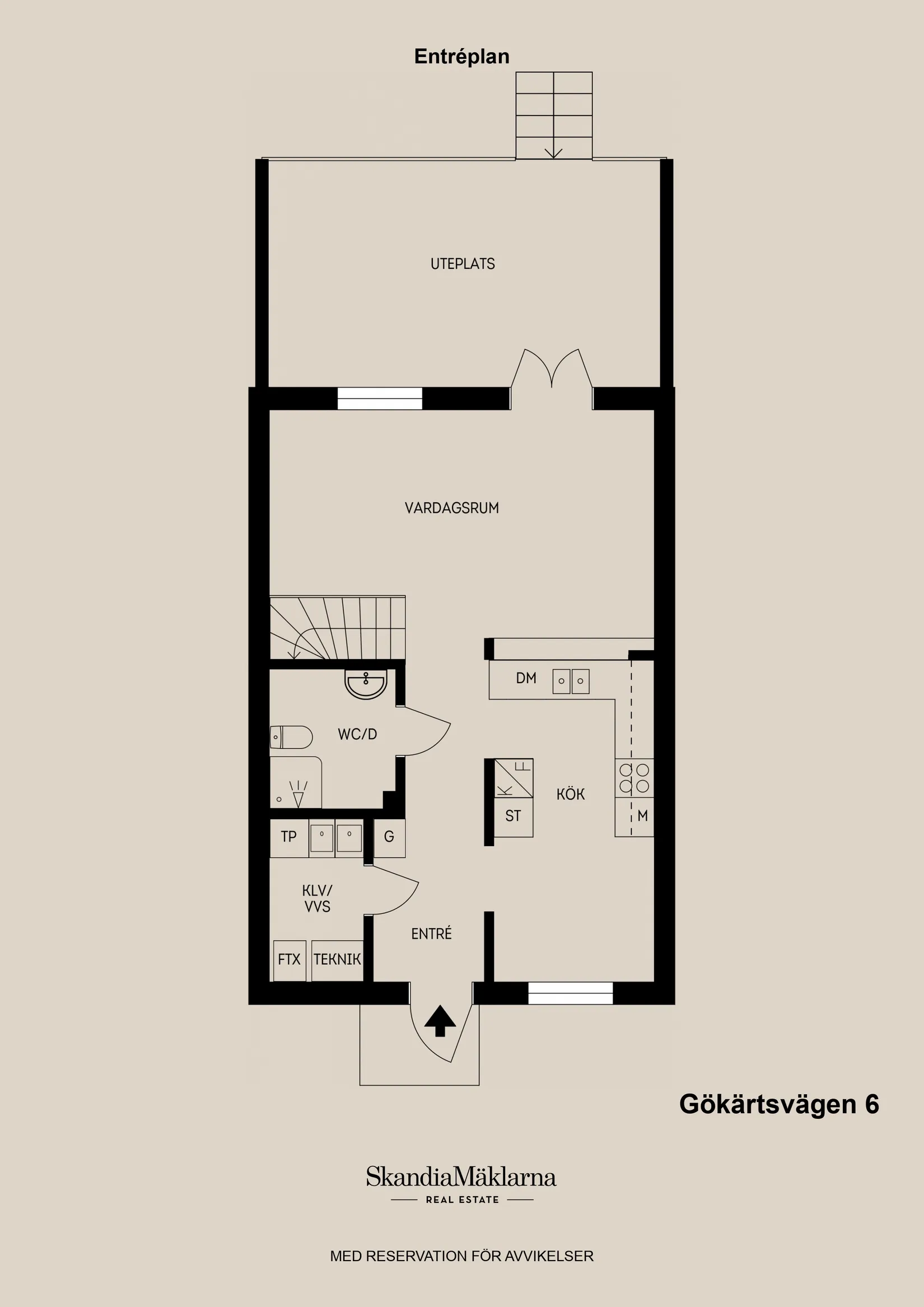 Radhus, Gökärtsvägen 6, Gävle