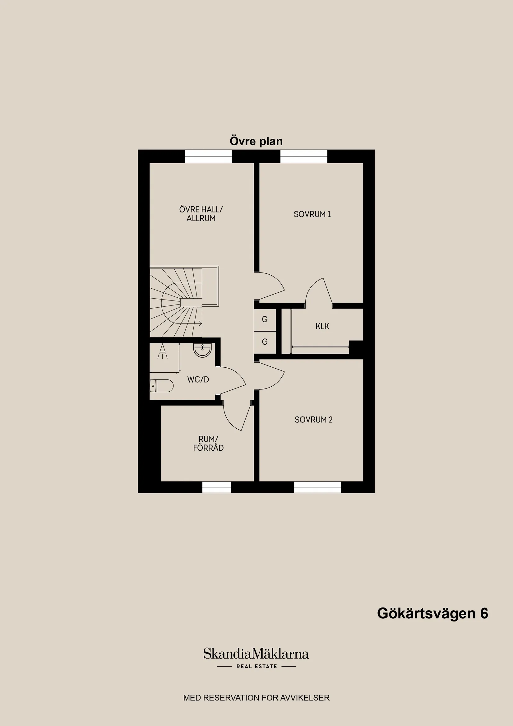 Radhus, Gökärtsvägen 6, Gävle