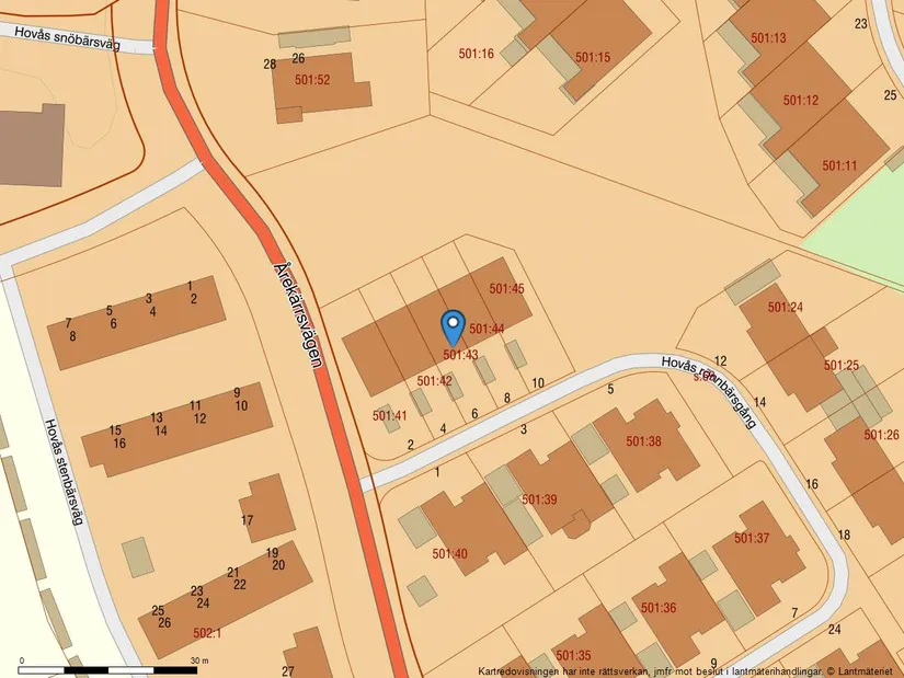 Radhus, Hovås Rönnbärsgång 6, Hovås Lyckhem, Göteborg