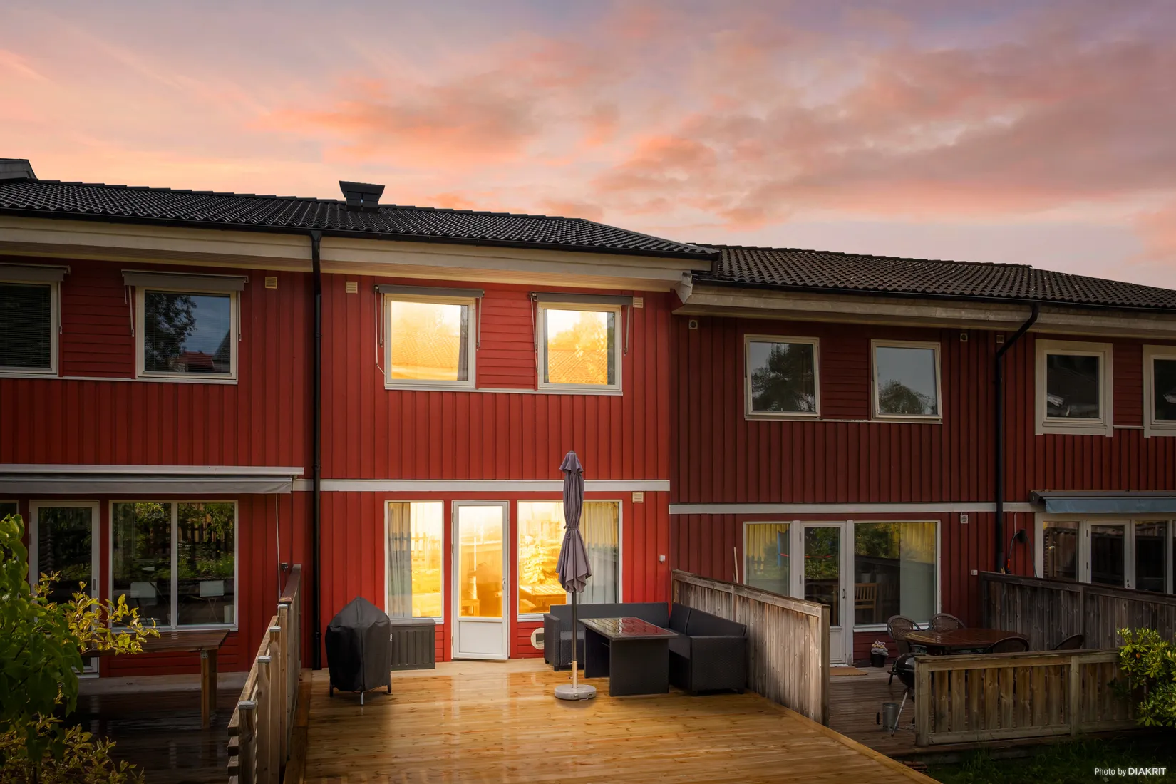 Radhus, Krokdalsvägen 42, Bollebygd
