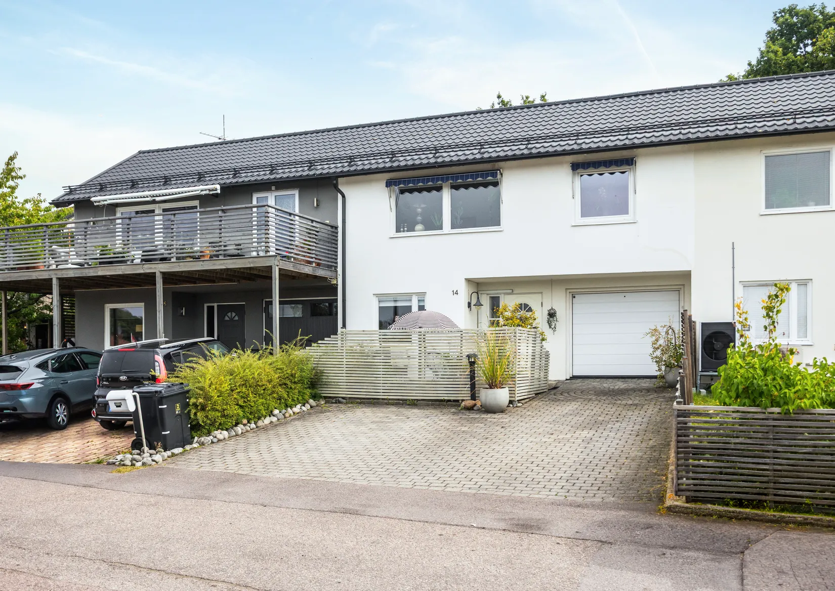 Radhus, Backgatan 14, Våxnäs, Karlstad