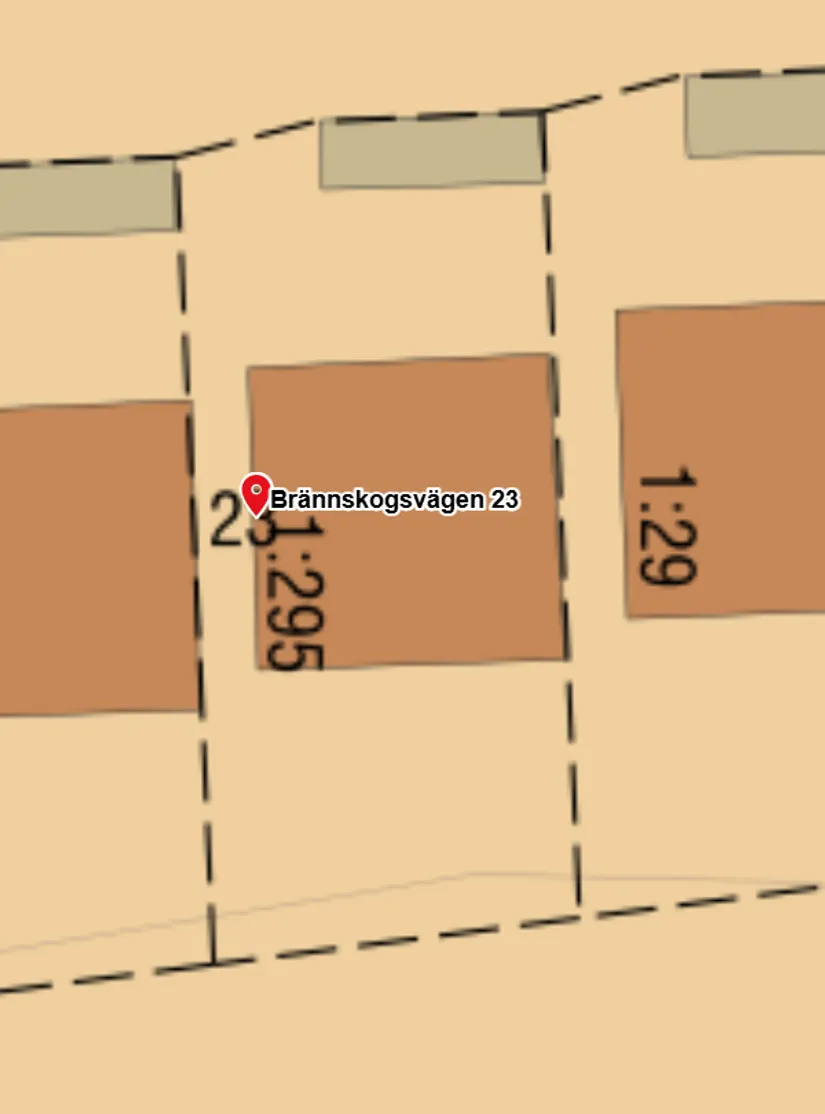 Radhus, Brännskogsvägen 23, Fresta, Upplands Väsby