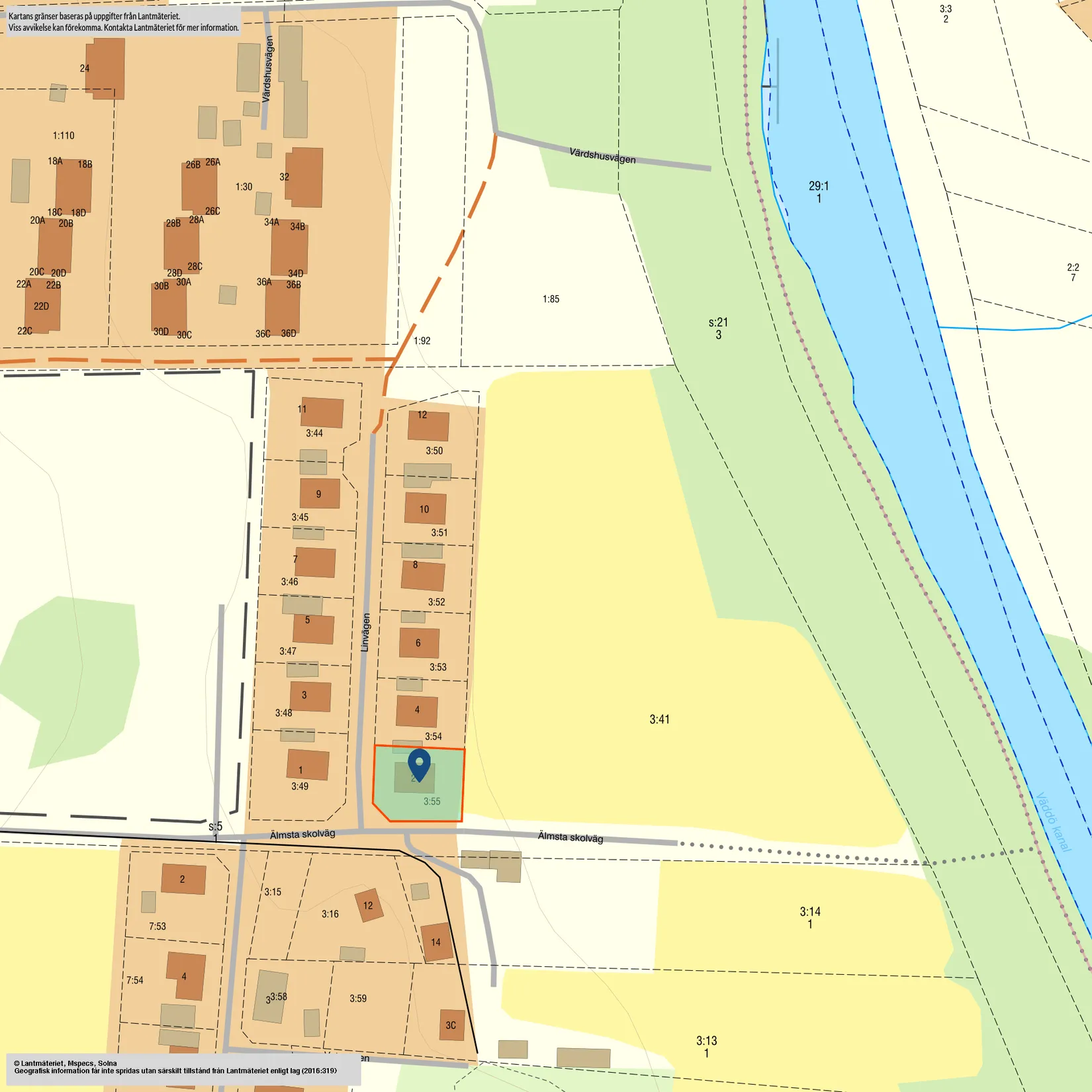 Villa, Linvägen 2, Älmsta centralt, Norrtälje