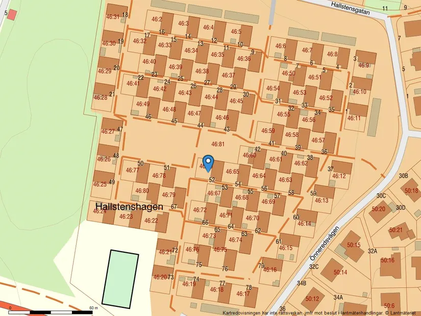 Radhus, Hallstenshagen 52, Önnered, Göteborg